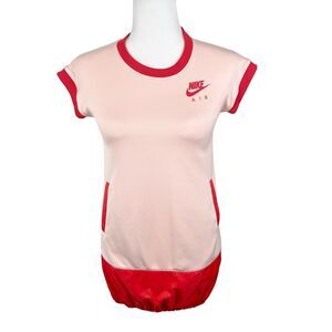 Nike Dress Youth Small Coral Short Sleeve Sports Active School Mini Girls Kids